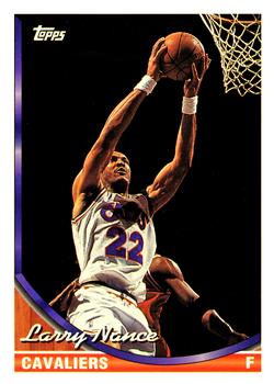 #74 Larry Nance - Cleveland Cavaliers - 1993-94 Topps Basketball