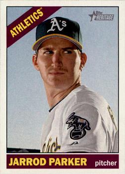 #74a Jarrod Parker - Oakland Athletics - 2015 Topps Heritage Baseball