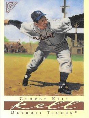 #74b George Kell - Detroit Tigers - 2003 Topps Gallery Hall of Fame - Artist's Proofs Baseball
