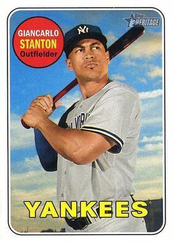 #74c Giancarlo Stanton - New York Yankees - 2018 Topps Heritage Baseball