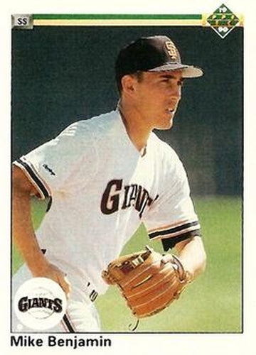 #750 Mike Benjamin - San Francisco Giants - 1990 Upper Deck Baseball