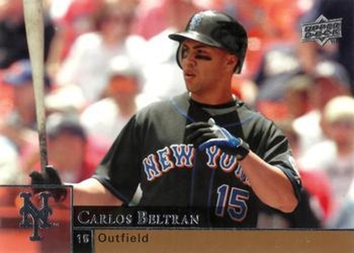 #751 Carlos Beltran - New York Mets - 2009 Upper Deck Baseball