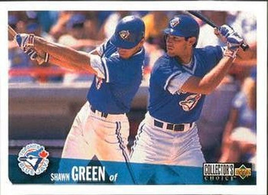 #751 Shawn Green - Toronto Blue Jays - 1996 Collector's Choice Baseball
