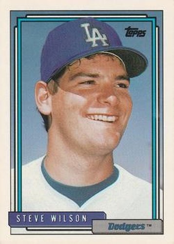 #751 Steve Wilson - Los Angeles Dodgers - 1992 Topps Baseball