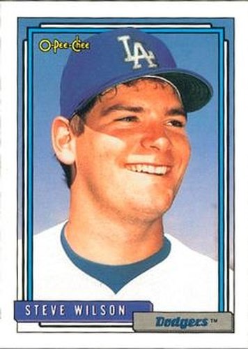 #751 Steve Wilson - Los Angeles Dodgers - 1992 O-Pee-Chee Baseball