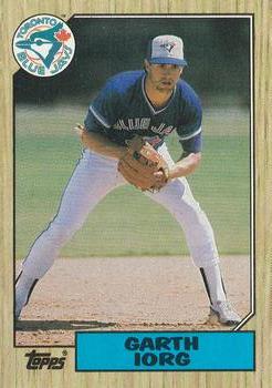 #751 Garth Iorg - Toronto Blue Jays - 1987 Topps Baseball