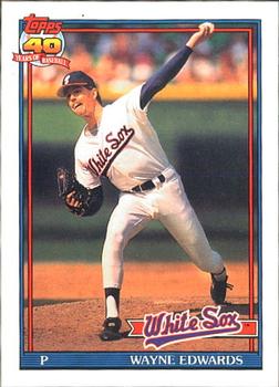 #751 Wayne Edwards - Chicago White Sox - 1991 O-Pee-Chee Baseball
