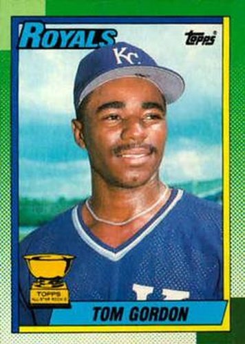 #752 Tom Gordon - Kansas City Royals - 1990 Topps Baseball