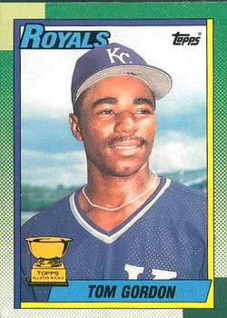 #752 Tom Gordon - Kansas City Royals - 1990 O-Pee-Chee Baseball