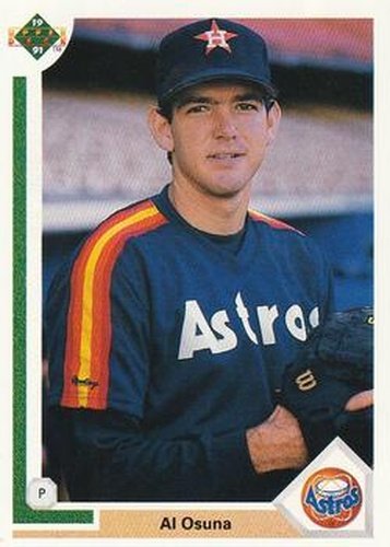 #752 Al Osuna - Houston Astros - 1991 Upper Deck Baseball