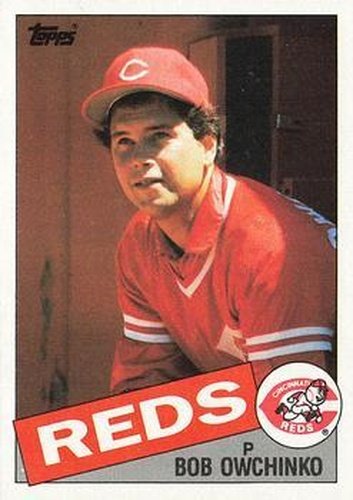 #752 Bob Owchinko - Cincinnati Reds - 1985 Topps Baseball