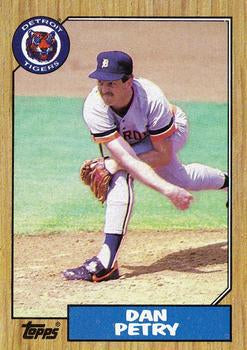 #752 Dan Petry - Detroit Tigers - 1987 Topps Baseball