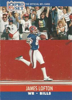 #753 James Lofton - Buffalo Bills - 1990 Pro Set Football