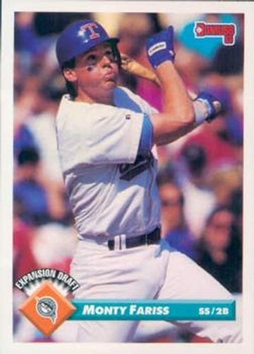 #753 Monty Fariss - Florida Marlins - 1993 Donruss Baseball