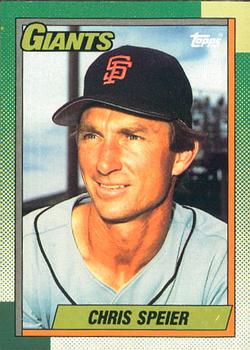 #753 Chris Speier - San Francisco Giants - 1990 O-Pee-Chee Baseball