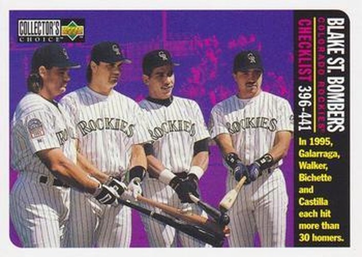 #753 Blake St. Bombers - Colorado Rockies - 1996 Collector's Choice Baseball