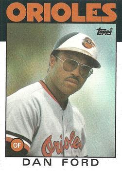 #753 Dan Ford - Baltimore Orioles - 1986 Topps Baseball