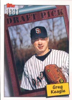 #753 Greg Keagle - San Diego Padres - 1994 Topps Baseball