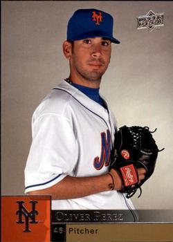 #753 Oliver Perez - New York Mets - 2009 Upper Deck Baseball