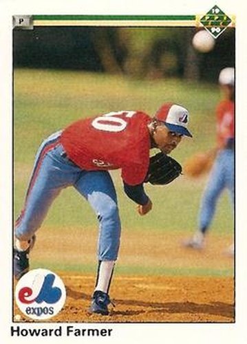 #753 Howard Farmer - Montreal Expos - 1990 Upper Deck Baseball