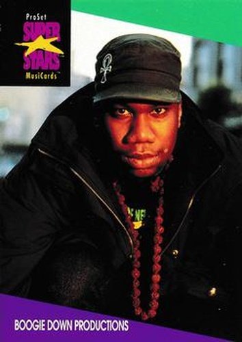 #113 Boogie Down Productions - 1991 Pro Set SuperStars MusiCards