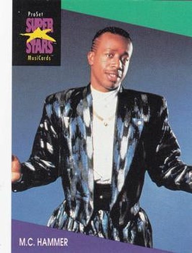 #124 M.C. Hammer - 1991 Pro Set SuperStars MusiCards