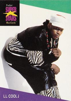 #129 L.L. Cool J - 1991 Pro Set SuperStars MusiCards