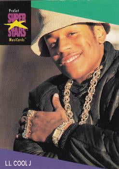 #130 L.L. Cool J - 1991 Pro Set SuperStars MusiCards