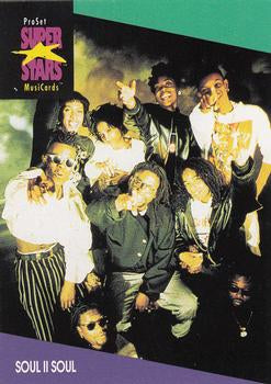 #135 Soul II Soul - 1991 Pro Set SuperStars MusiCards