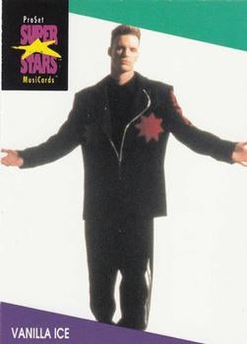 #142 Vanilla Ice - 1991 Pro Set SuperStars MusiCards