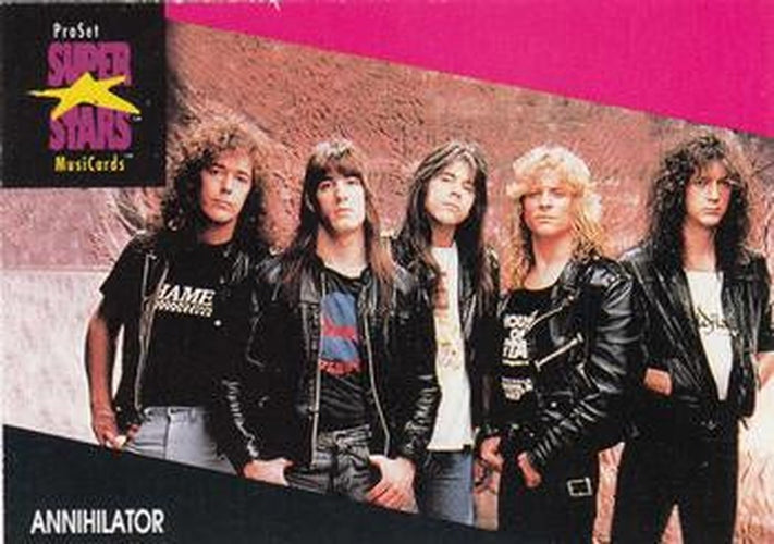 #149 Annihilator - 1991 Pro Set SuperStars MusiCards