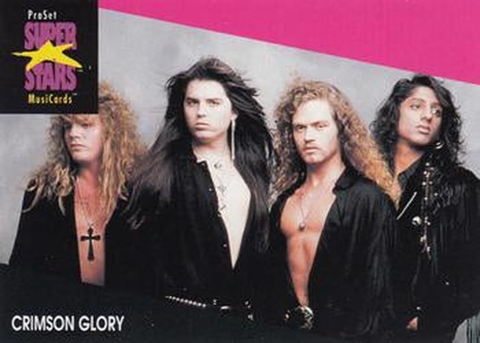 #157 Crimson Glory - 1991 Pro Set SuperStars MusiCards