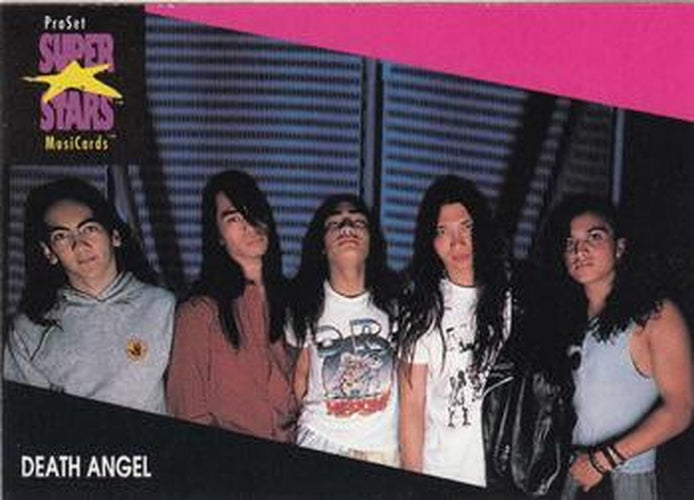 #163 Death Angel - 1991 Pro Set SuperStars MusiCards