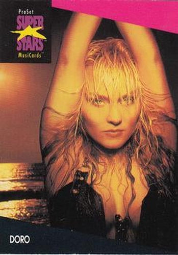 #164 Doro - 1991 Pro Set SuperStars MusiCards