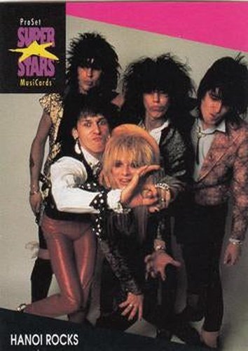 #182 Hanoi Rocks - 1991 Pro Set SuperStars MusiCards