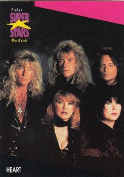 #183 Heart - 1991 Pro Set SuperStars MusiCards