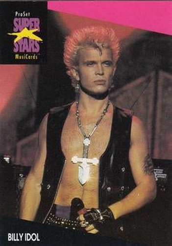 #187 Billy Idol - 1991 Pro Set SuperStars MusiCards