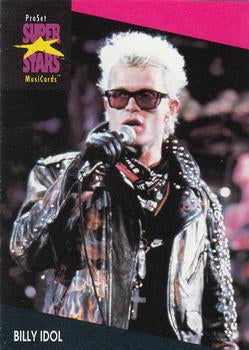 #188 Billy Idol - 1991 Pro Set SuperStars MusiCards