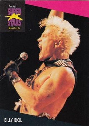#189 Billy Idol - 1991 Pro Set SuperStars MusiCards