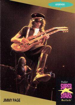 #18b Jimmy Page - 1991 Pro Set SuperStars MusiCards