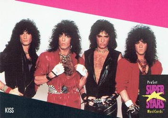 #196b Kiss - 1991 Pro Set SuperStars MusiCards