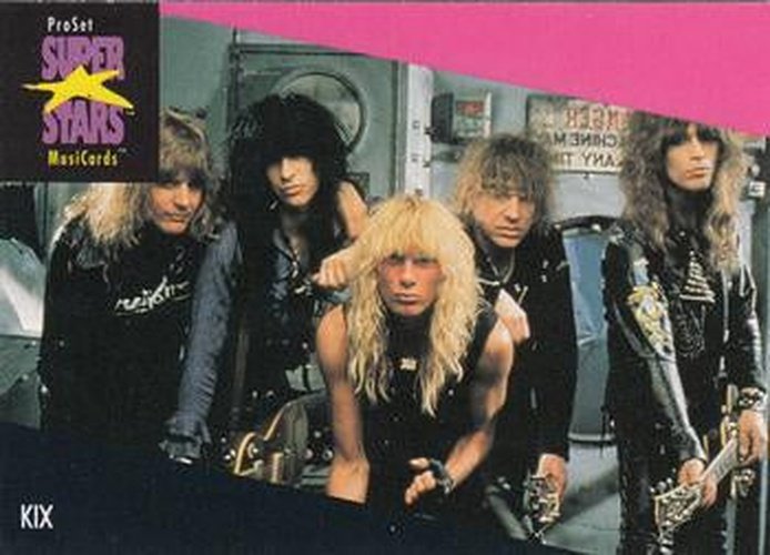 #198a Kix - 1991 Pro Set SuperStars MusiCards