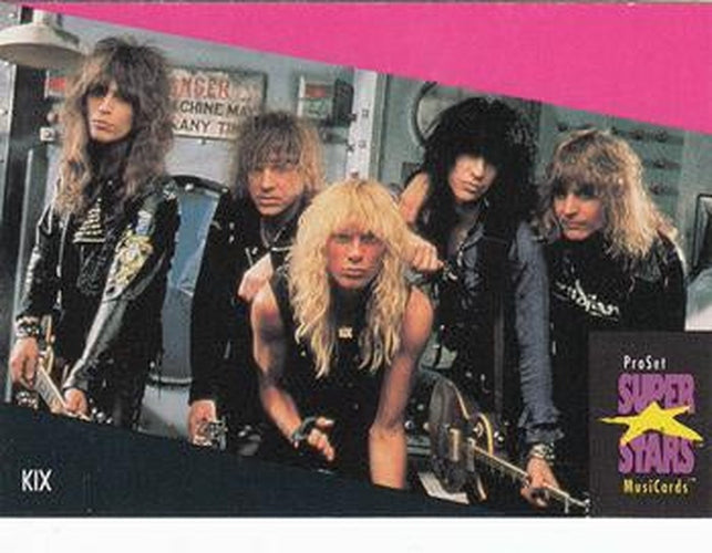 #198b Kix - 1991 Pro Set SuperStars MusiCards