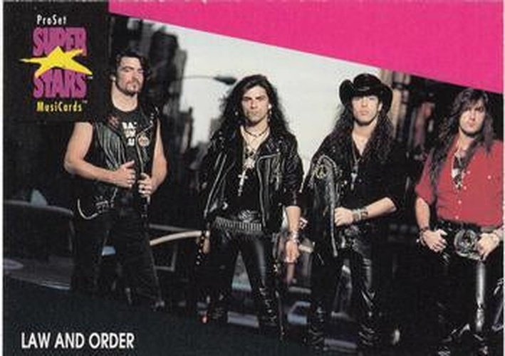 #199 Law and Order - 1991 Pro Set SuperStars MusiCards