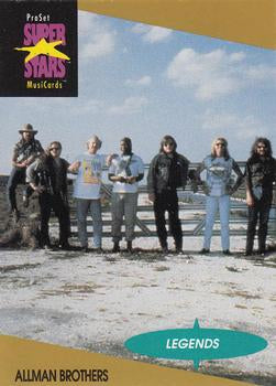 #1 Allman Brothers - 1991 Pro Set SuperStars MusiCards