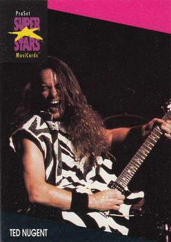 #212 Ted Nugent - 1991 Pro Set SuperStars MusiCards