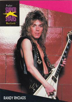 #226 Randy Rhoads - 1991 Pro Set SuperStars MusiCards