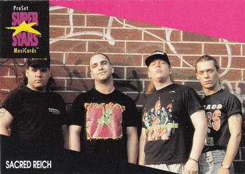#227 Sacred Reich - 1991 Pro Set SuperStars MusiCards