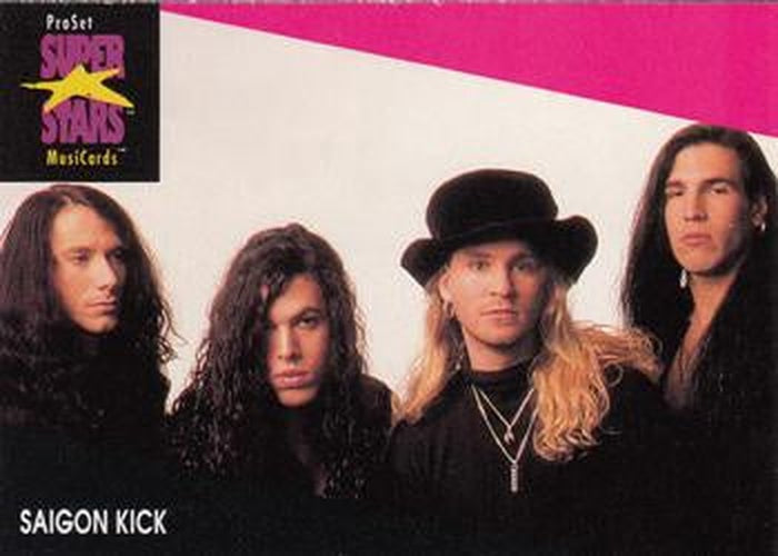 #228 Saigon Kick - 1991 Pro Set SuperStars MusiCards