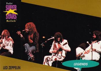 #22 Led Zeppelin - 1991 Pro Set SuperStars MusiCards